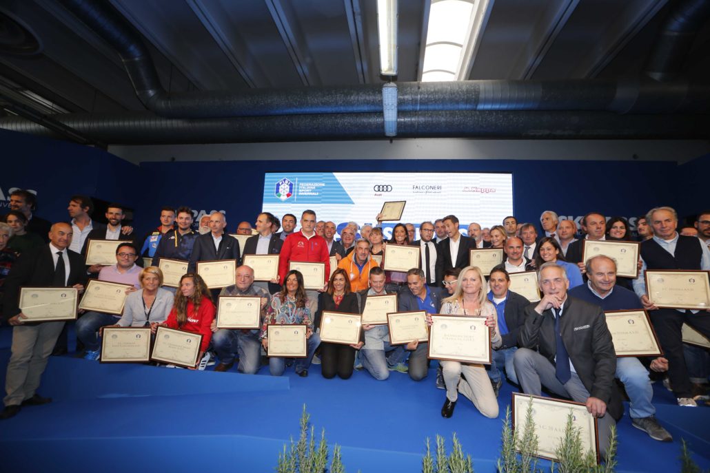 Skipass 2017. Premiazione Sci club Stellati premiati da Luca Lotti Ministro dello sport. Modena 27 ottobre 2017 Photo by Pentaphoto/Mateimage/ Marco Trovati